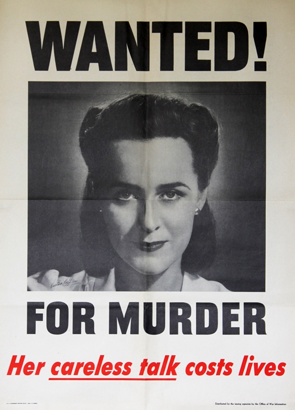 Wanted Your Bids For Wartime Propaganda   Ww2 Poster Small 